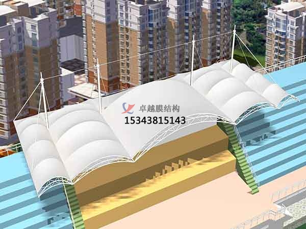 吳忠市體育場膜結構罩棚/籃球、羽毛球、網(wǎng)球場地設計【公司直銷】?? ?